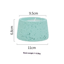 Home Decorative Crafts Candle Holder Cement Aromatherapy Candle Cup