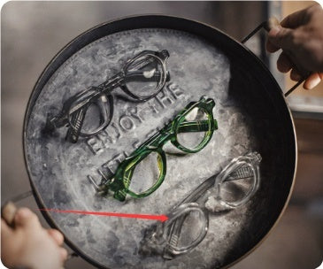 Maden Mens American Retro Classic Acetate Frame