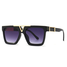 New European And American Paris Catwalk Fashion Square Trend Men's And Women's Sunglasses