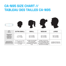 OPSWA CA-N95 FLAT-FOLD RESPIRATOR - XS (NOT NIOSH N95)