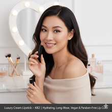 Luxury Cream Lipstick – Naughty Nude – KB2 | Hydrating, Long-Wear, Vegan & Paraben-Free Lip Color