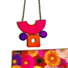 Neon Statement Jewelry Set with Matching Earrings-3